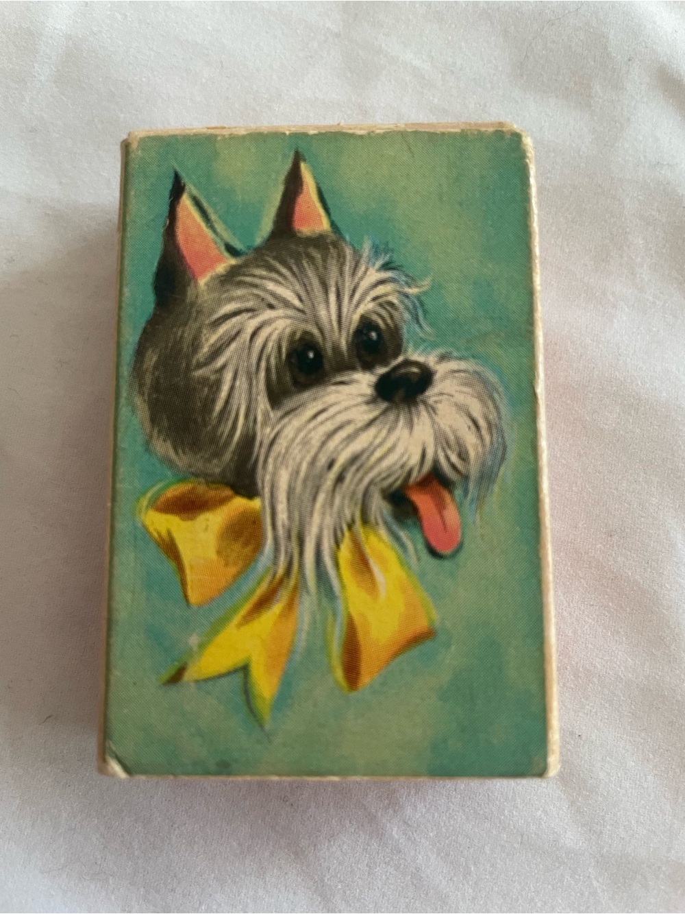 Vintage Stardust Miniature Playing Cards Mid-Century Terrier Puppy Kitsch